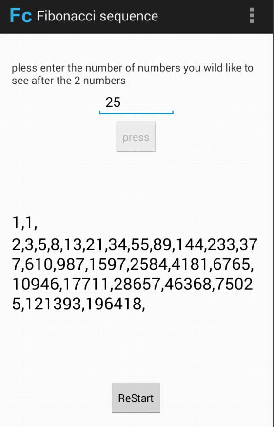 Fibonacci Sequence