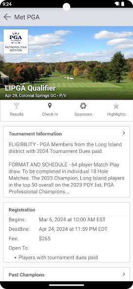Metropolitan PGA