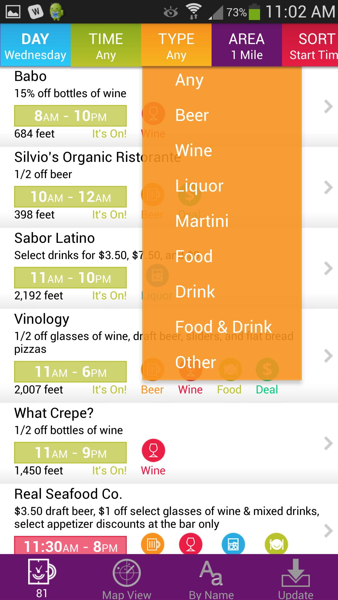 Happy Hour Deals