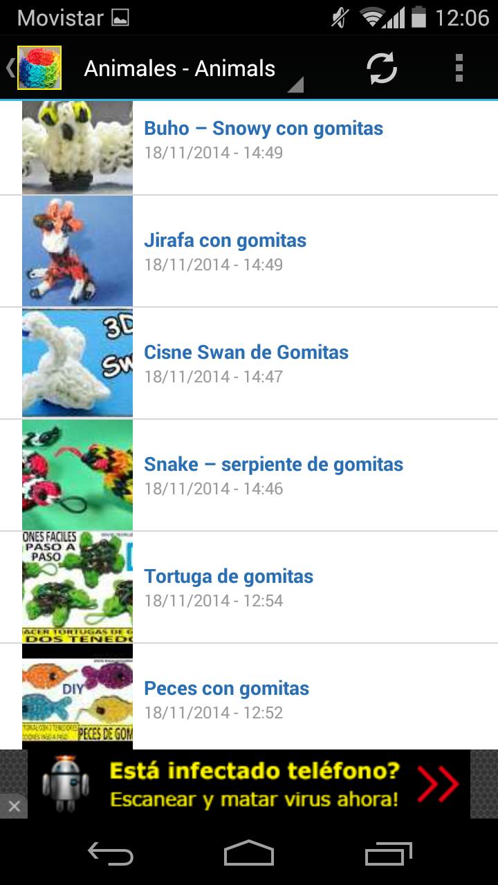 Pulseras de gomitas