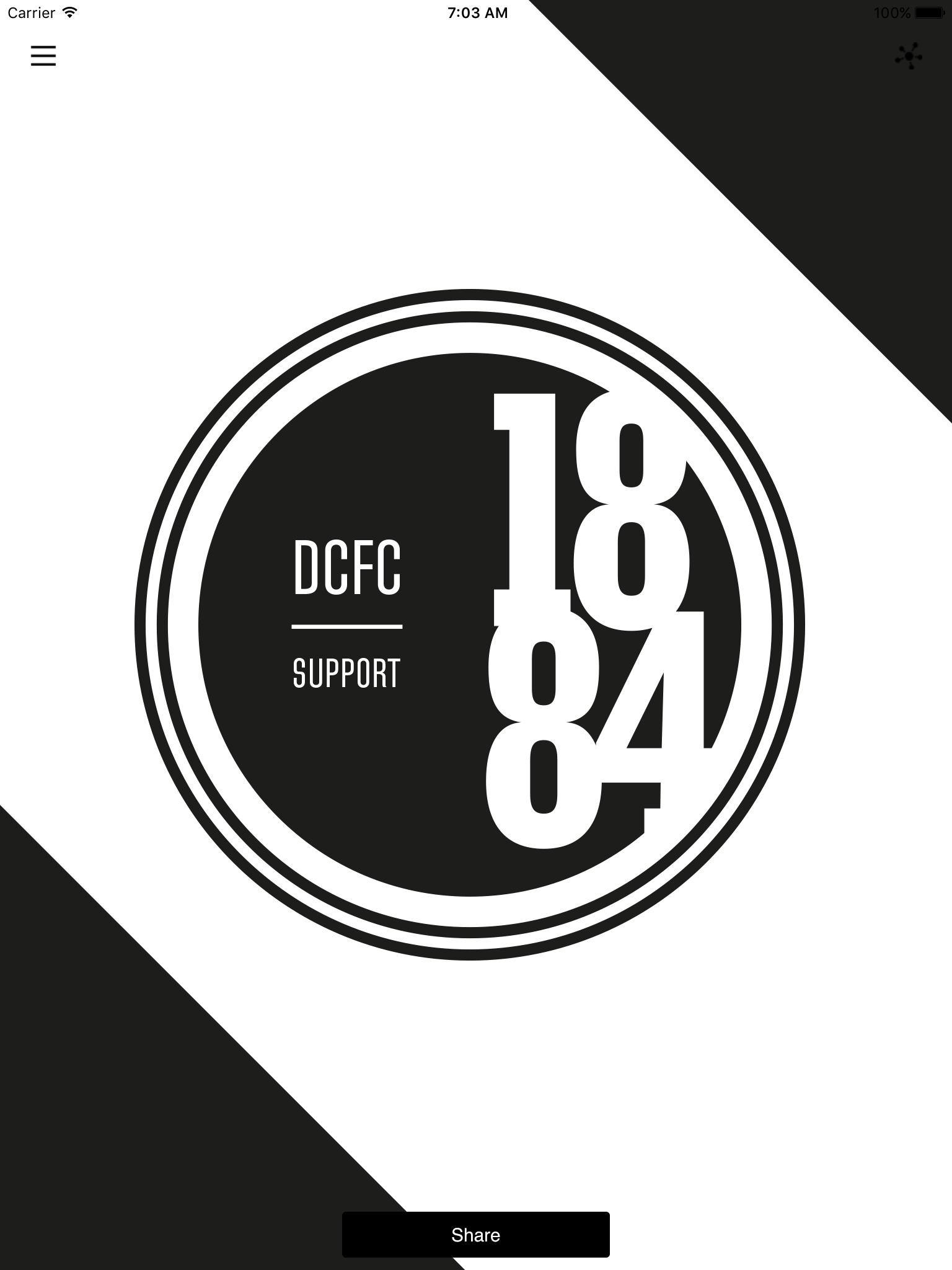 DCFC 1884 Support