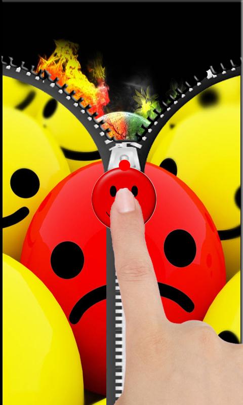 Smiley Zipper Lock