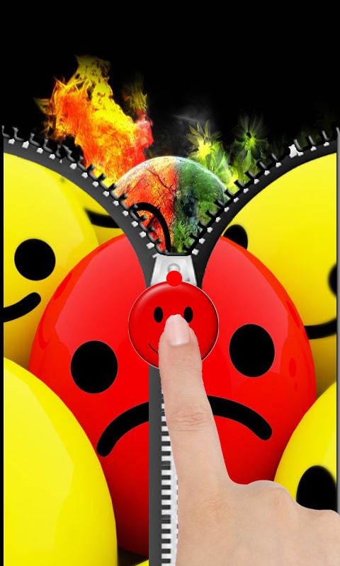 Smiley Zipper Lock