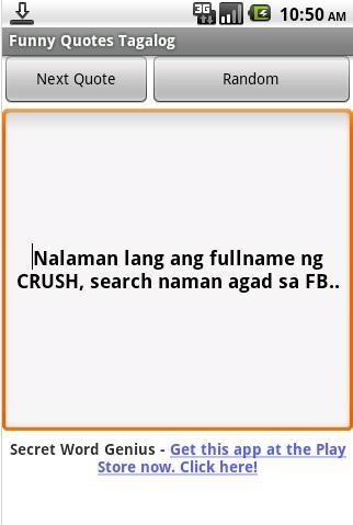Funny Quotes Tagalog