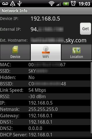 Network Info