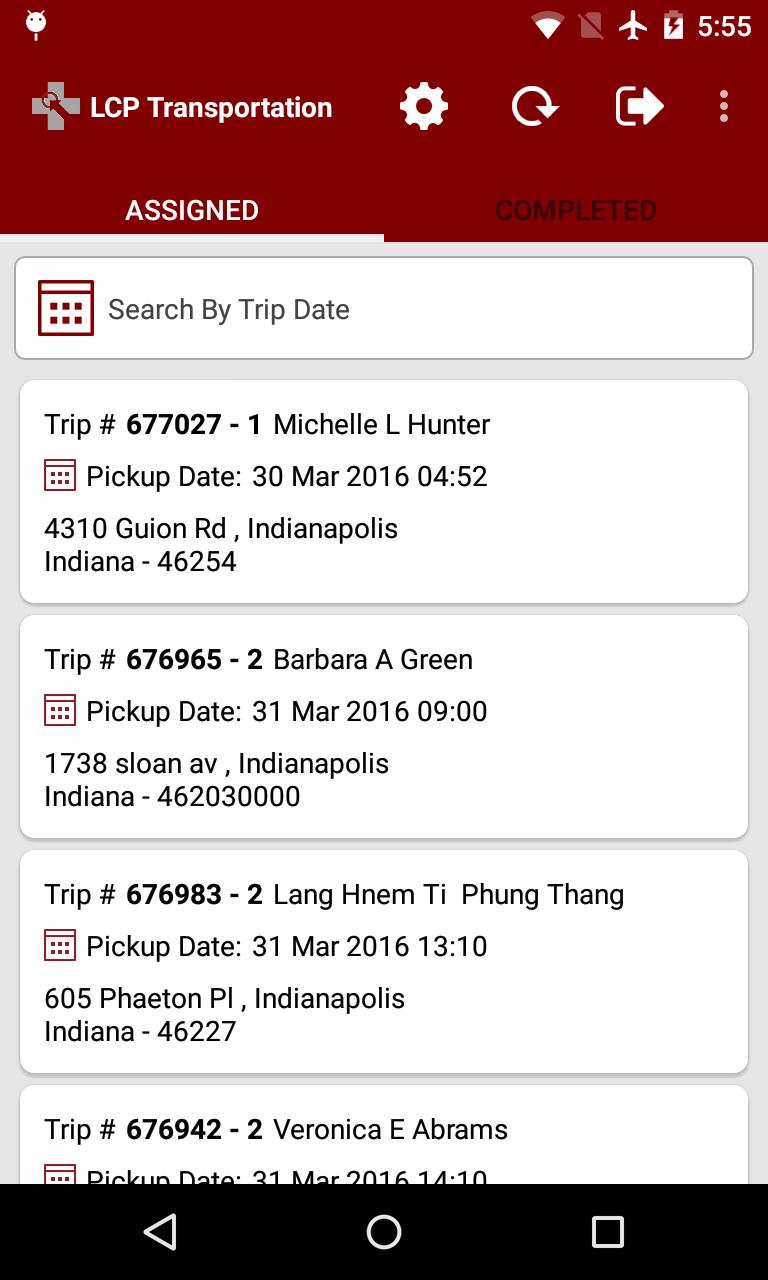 LCP Transportation Driver