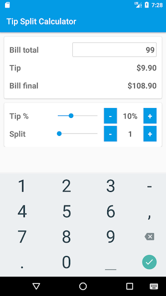 Tip Split Calculator