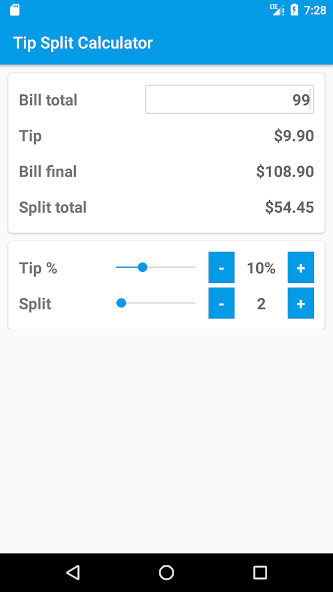Tip Split Calculator