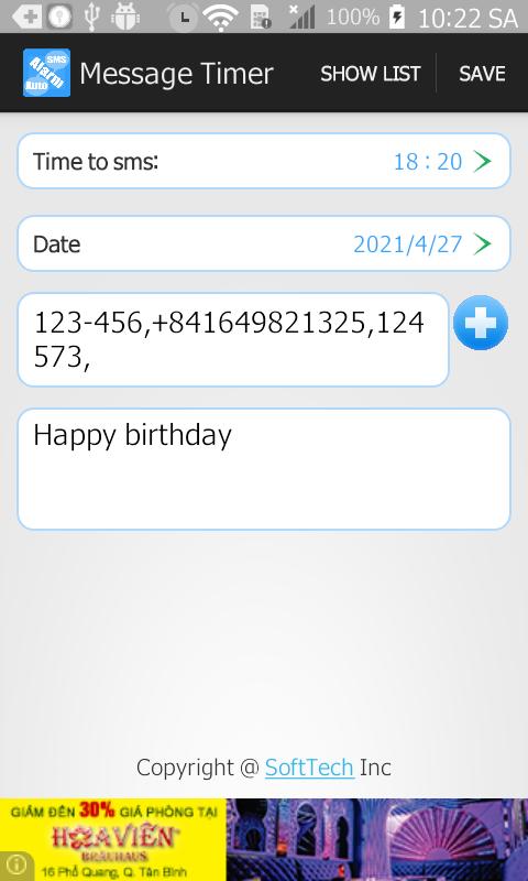 Message Timer