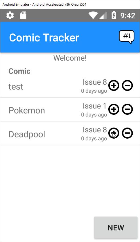 Comic Tracker