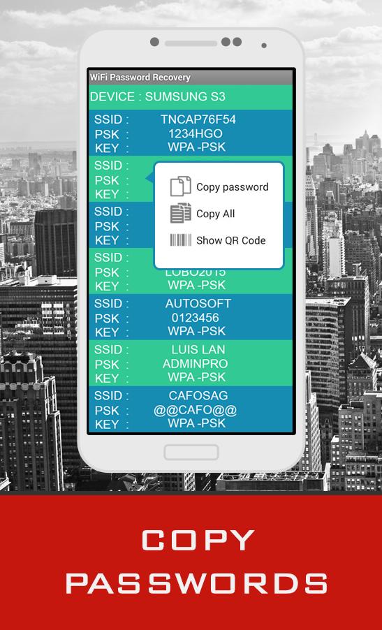 WiFi Password Recover (ROOT)