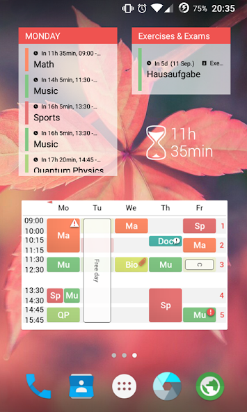TimeTable++ Schedule