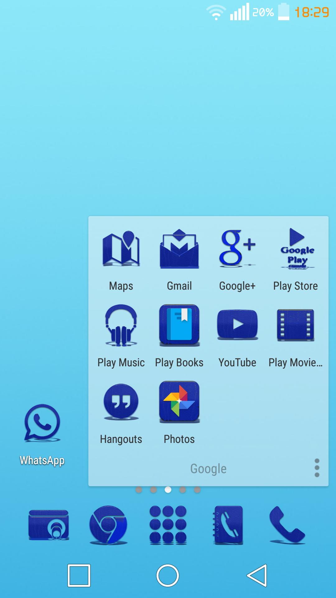 Theme for MultiHome-Blue