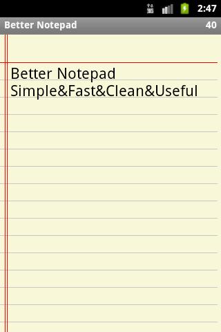Better Notepad