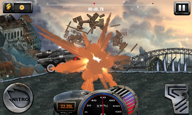 Mad Hill Climb Police Racing