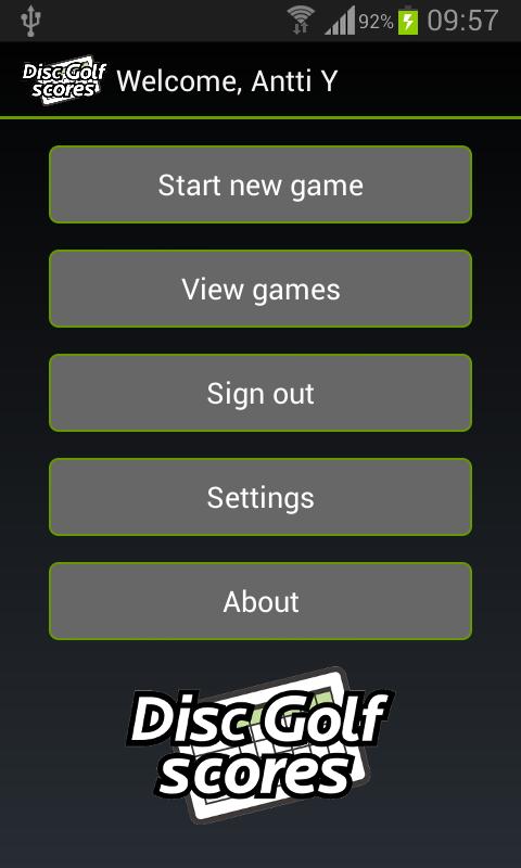 DGSMobile - DiscGolfScores