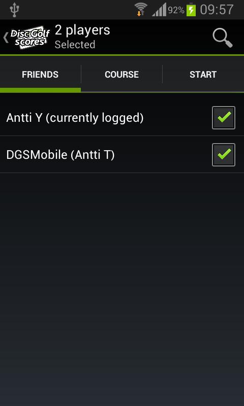 DGSMobile - DiscGolfScores