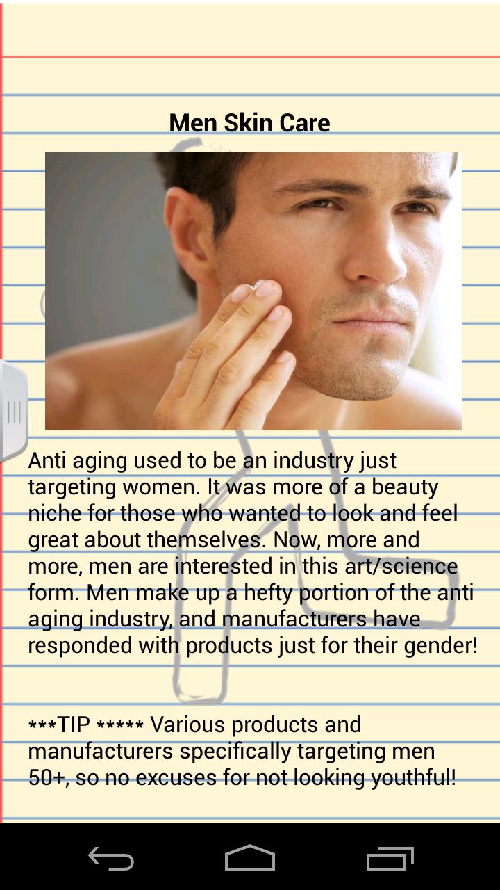 Anti-Aging Guide: Men