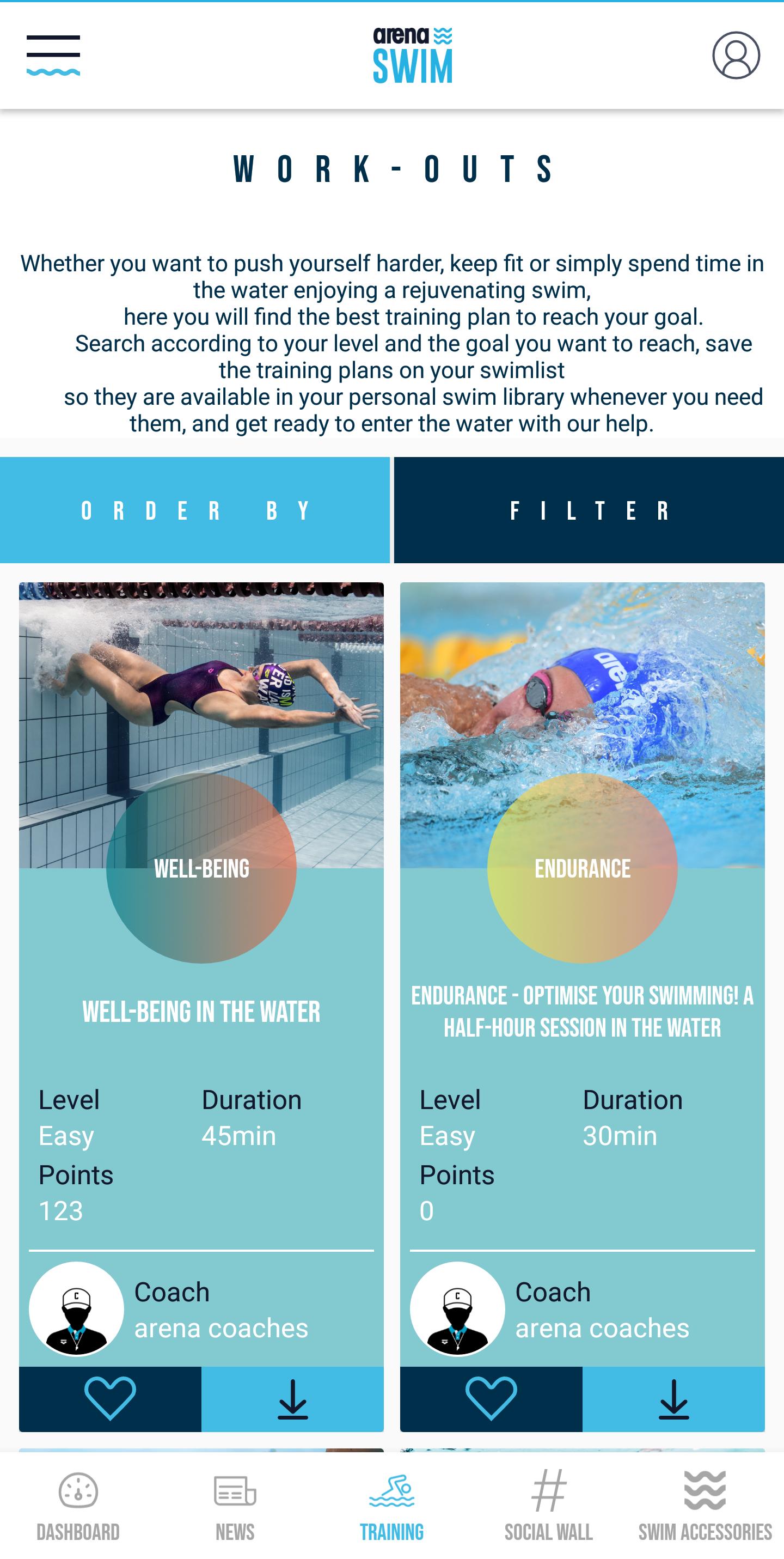 arena SWIM | Start swimming to