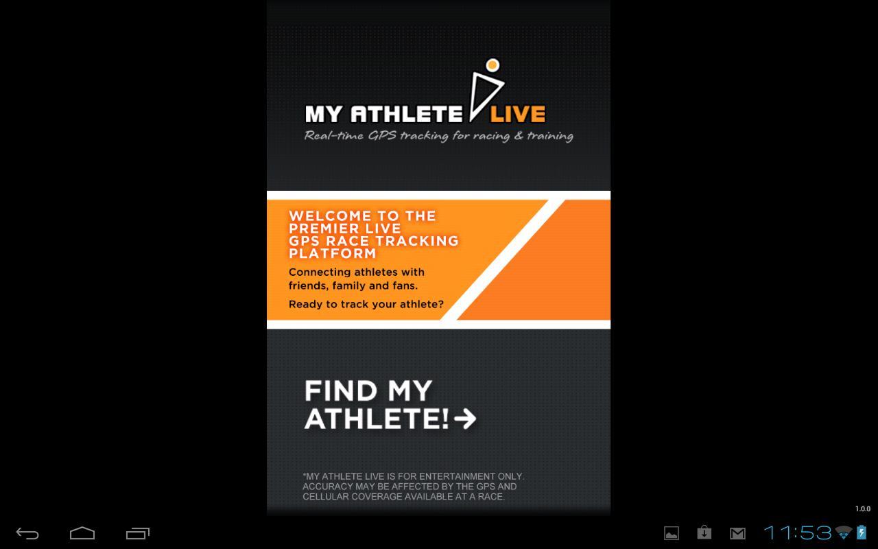 MyAthlete Live Tracker