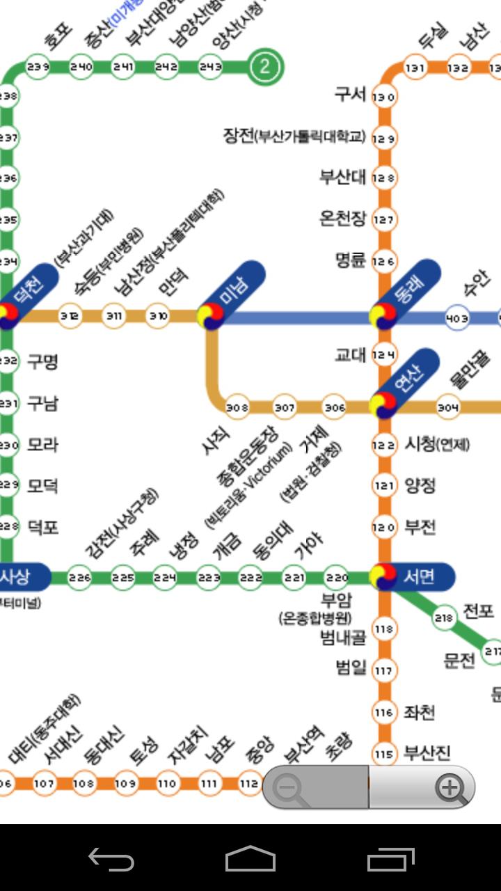 Busan Metro Map
