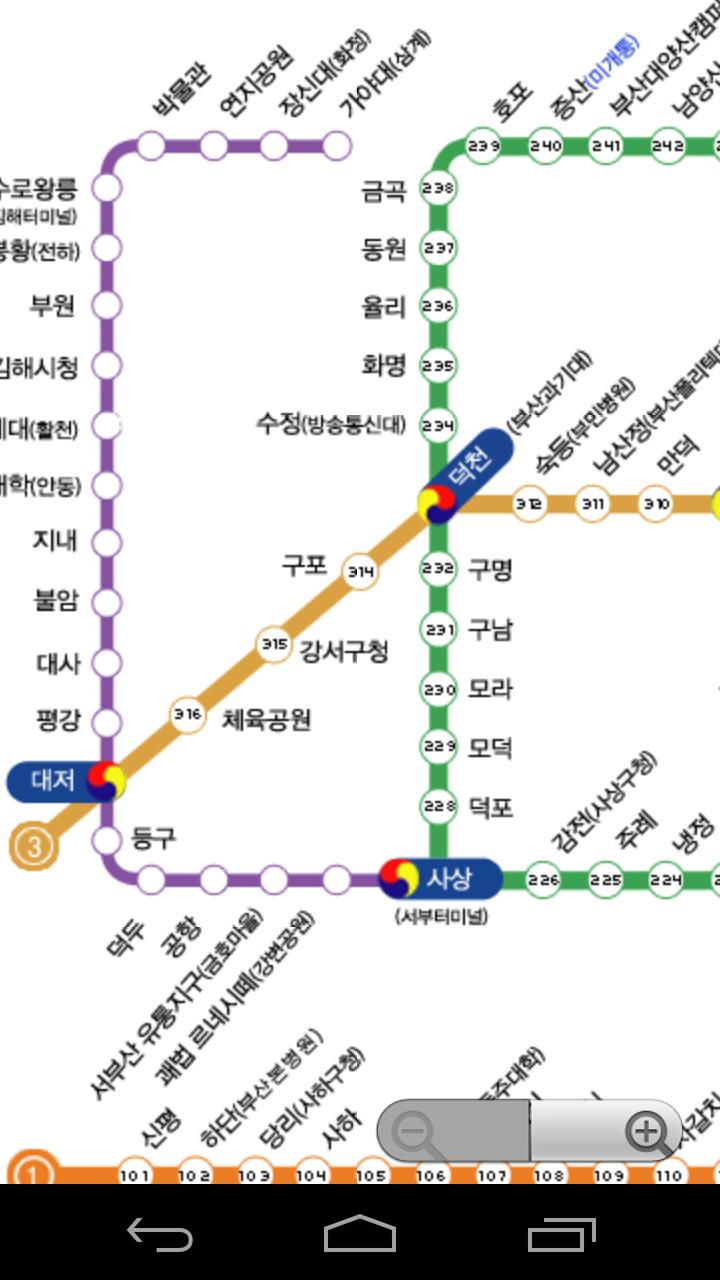 Busan Metro Map