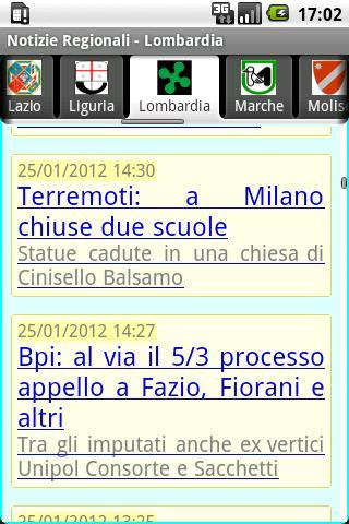 Notizie Regionali