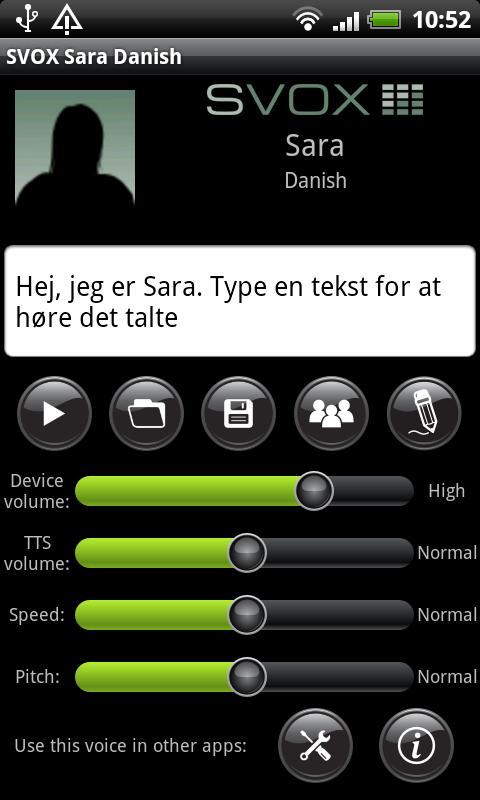 SVOX Danish/Danske Sara Trial