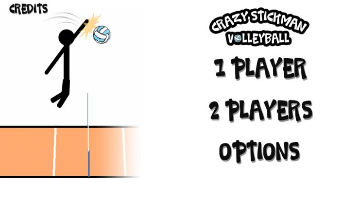 Crazy Stickman Volleyball