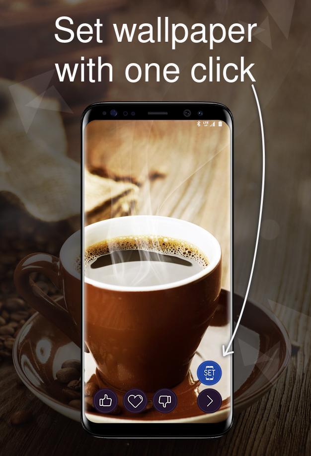 Wallpaper 4K with coffee