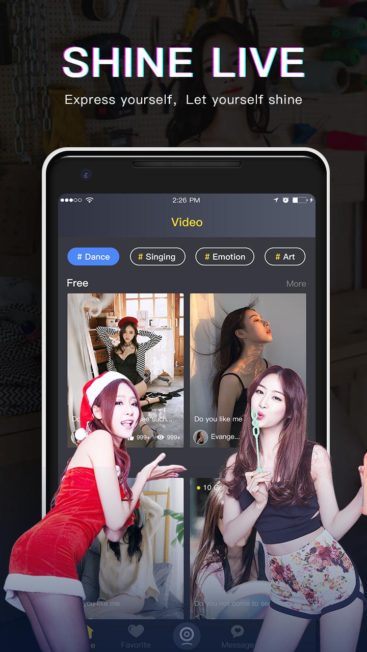 SHINE LIVE- live video stream and chat