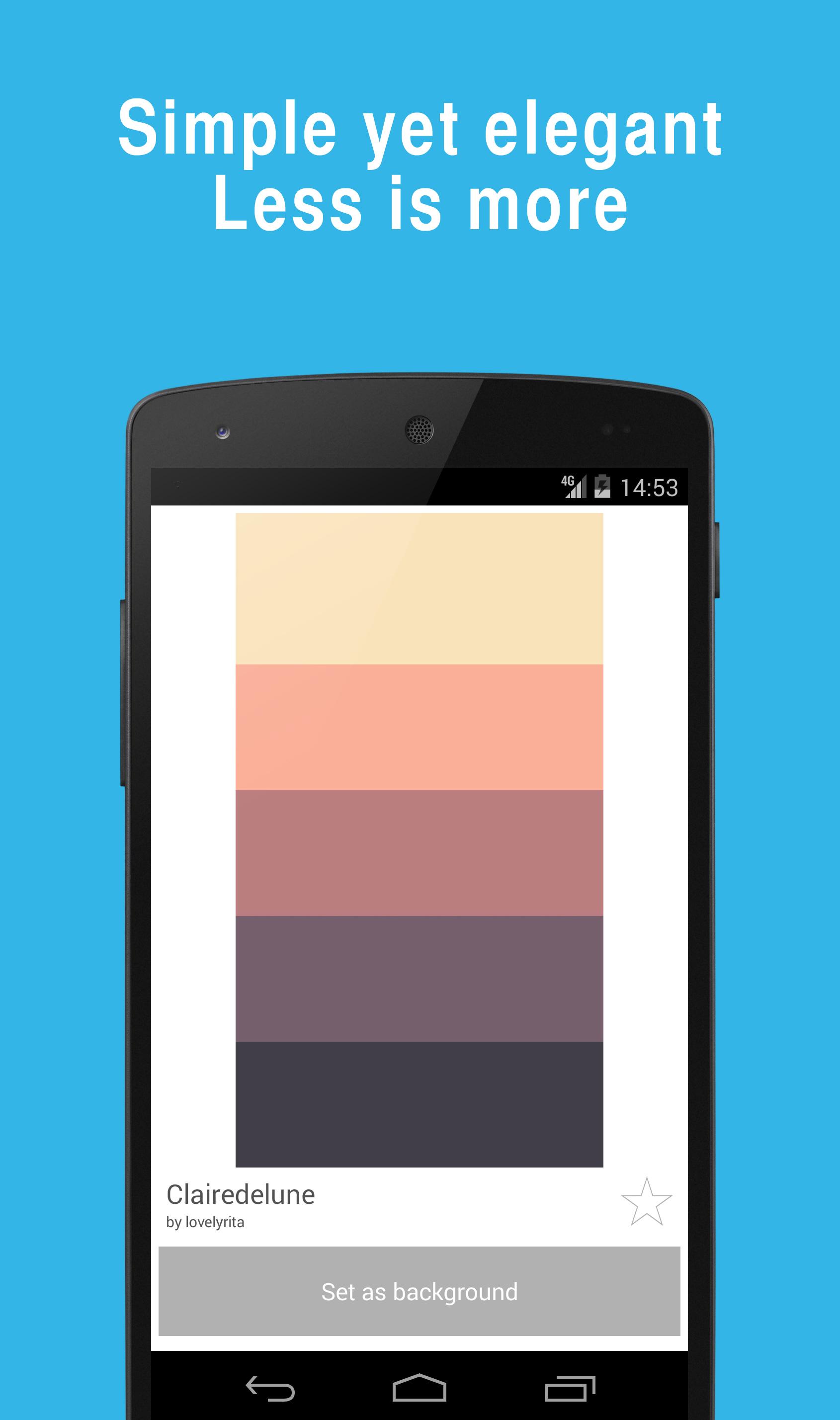 Colored backgrounds: Harmony