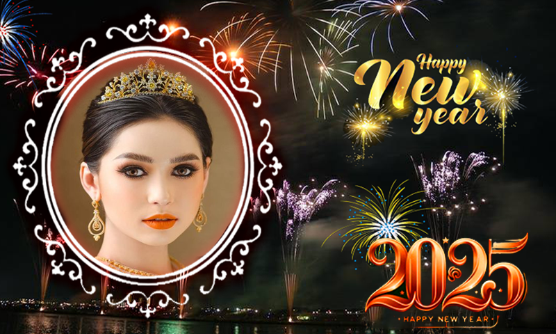 Happy New Year Photo Frame