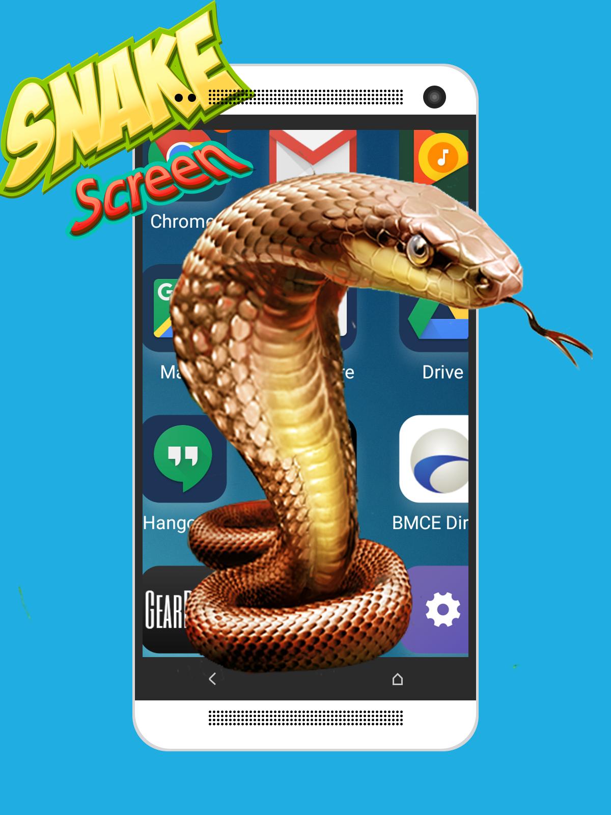 Snake Screen In Phone Prank