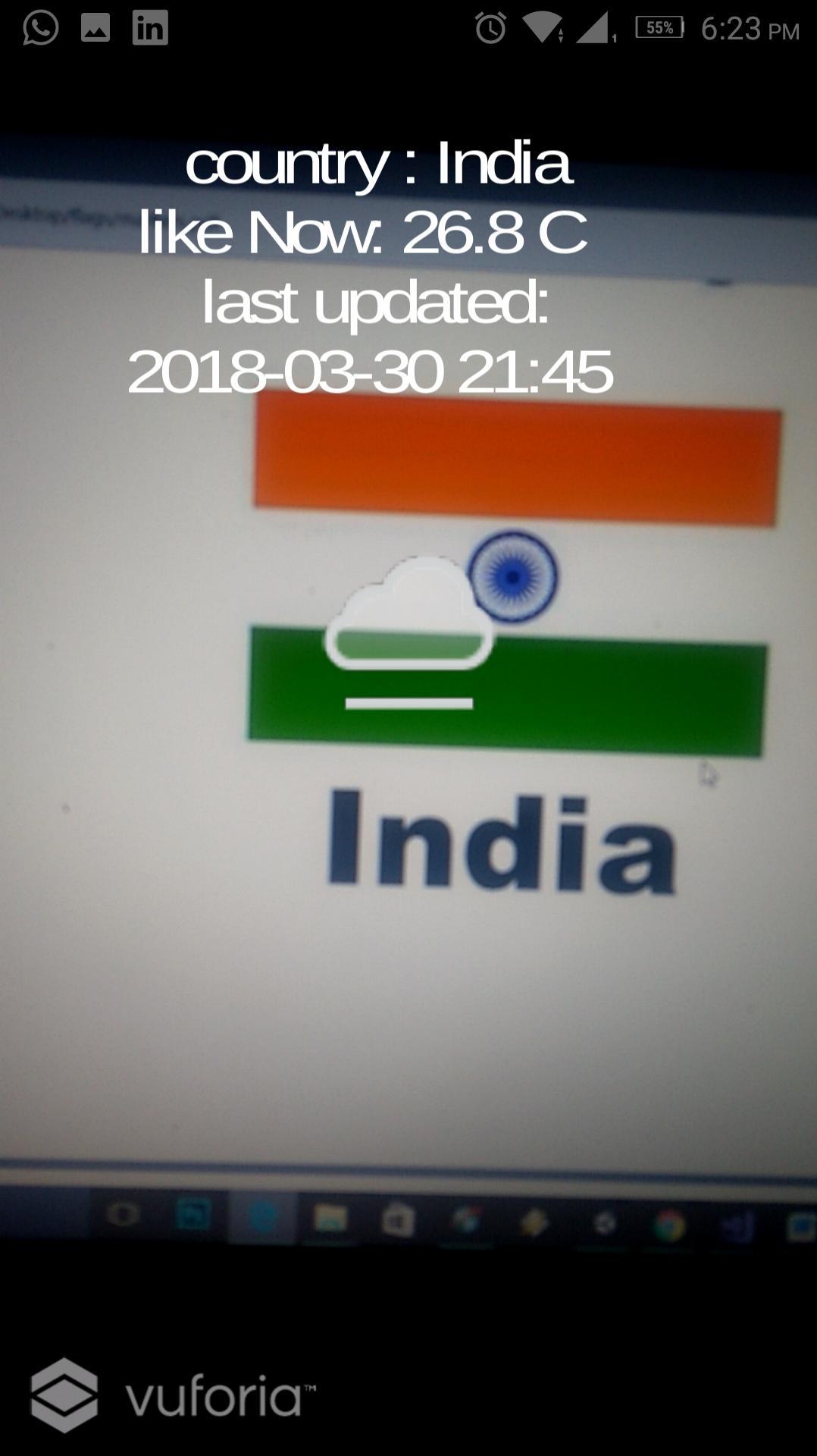 augmented reality weather