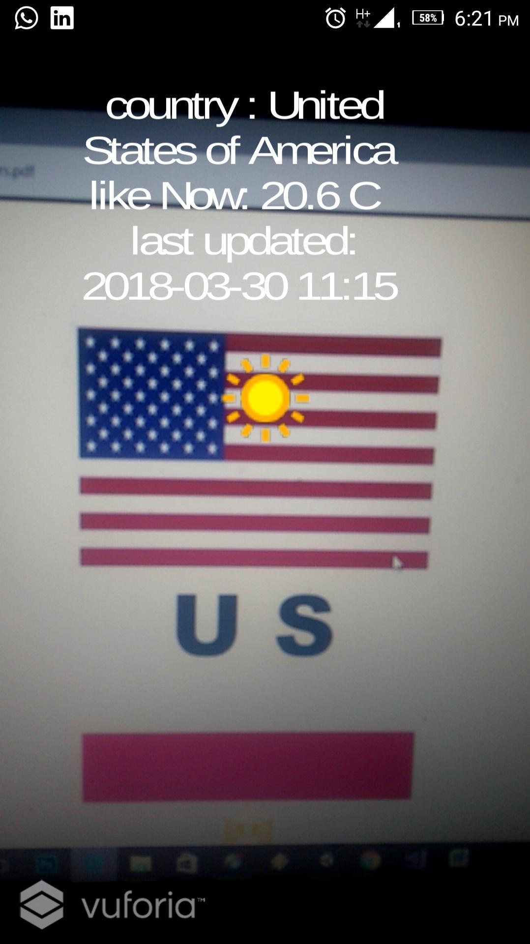 augmented reality weather