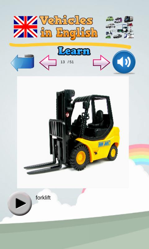 Learn Vehicles in English