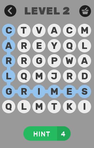 Word Search ~ The Walking Dead
