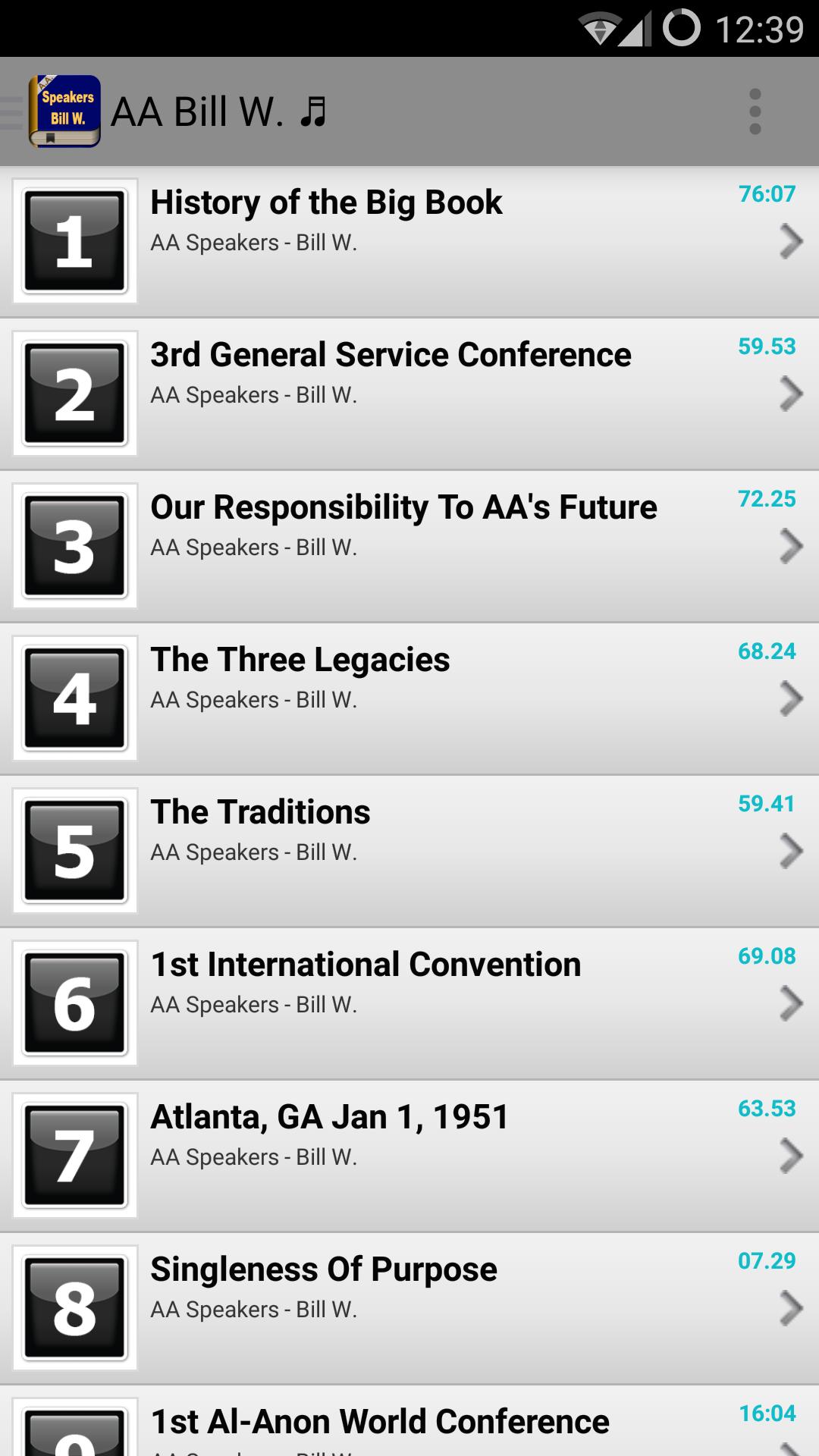 Alcoholics Anonymous - Bill W.