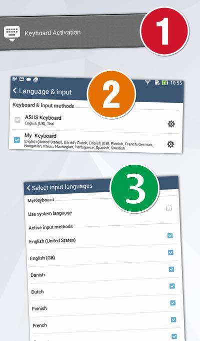GO Keyboard Manchester RED