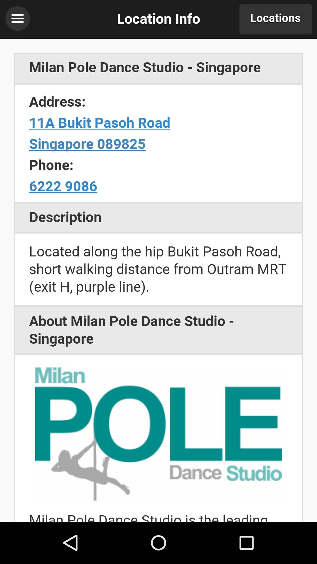 Milan Pole Dance Singapore