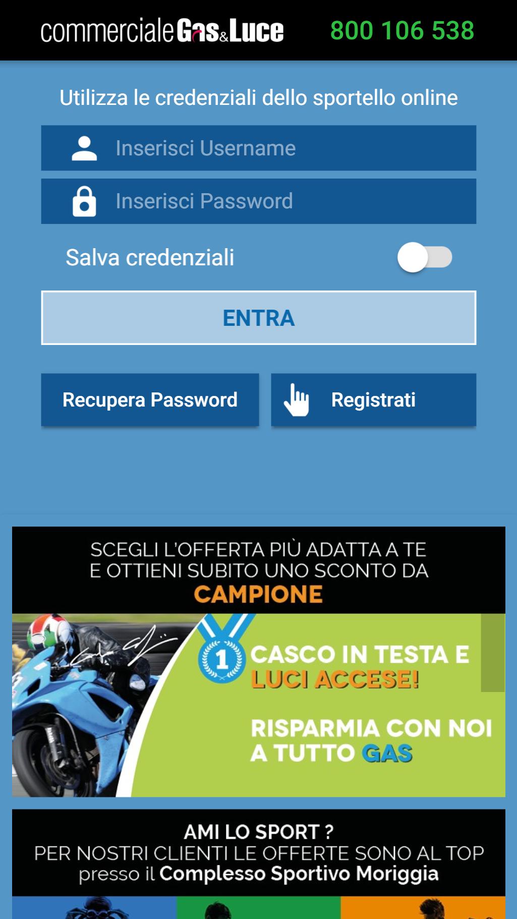 Commerciale Gas & Luce - Sportello Gas