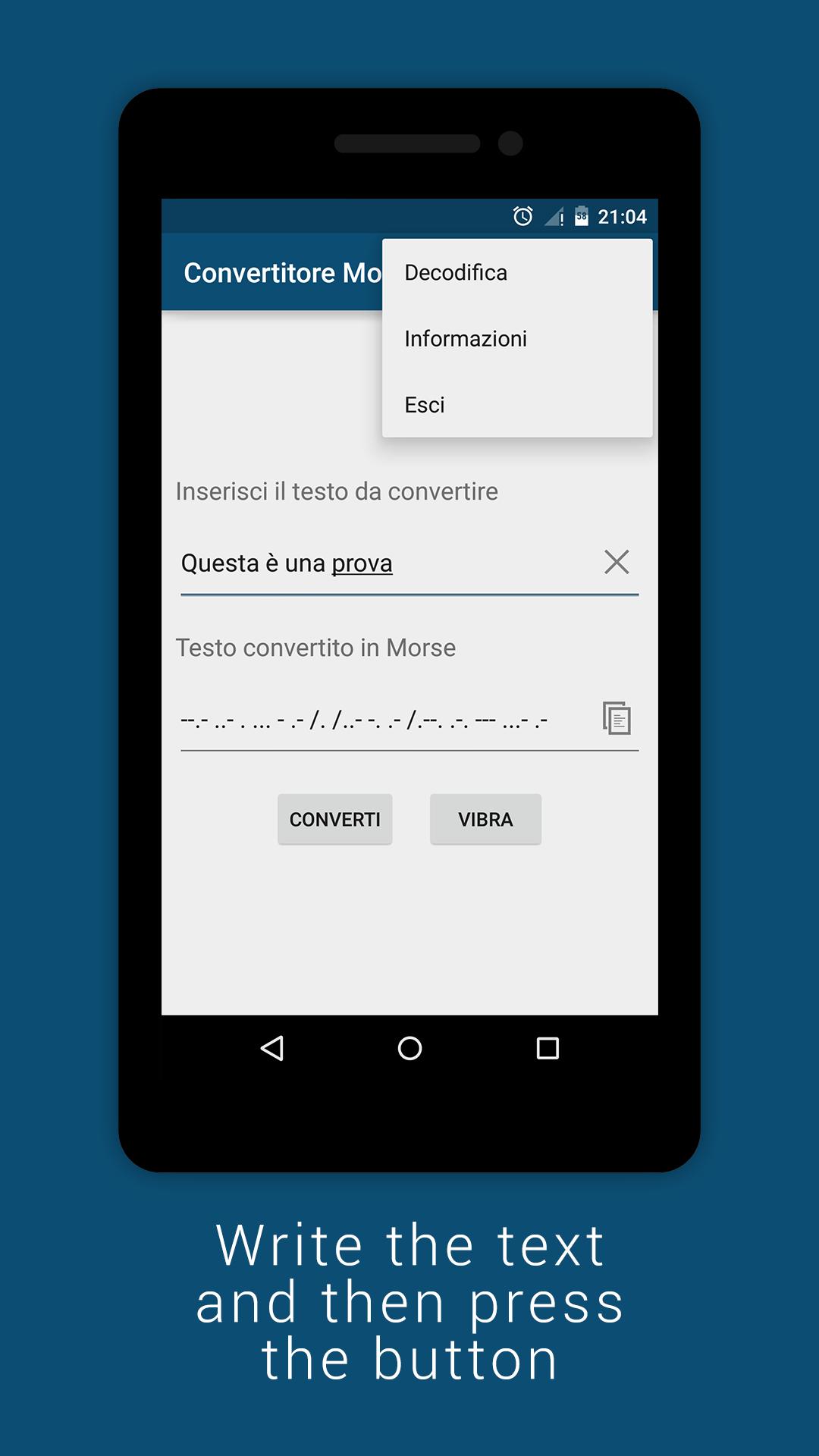 Material Morse Converter