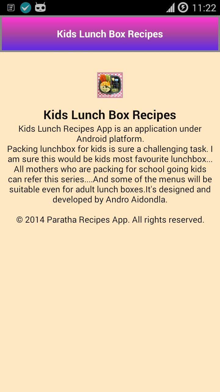 Kids Lunchbox Recipes