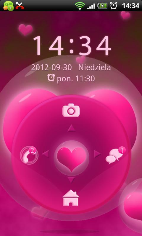 Hearts Theme for GO Locker