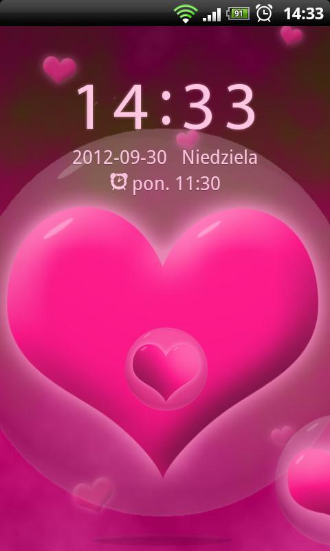 Hearts Theme for GO Locker