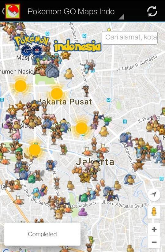 Maps Pokemon Go