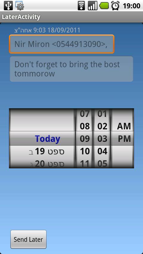 S.i.L send it later (FREE)