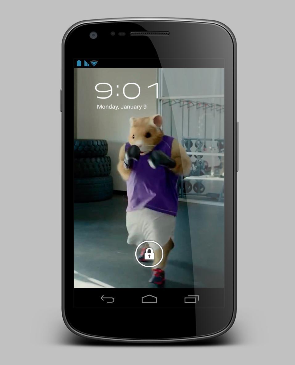 Hamster Athlete Live Wallpaper