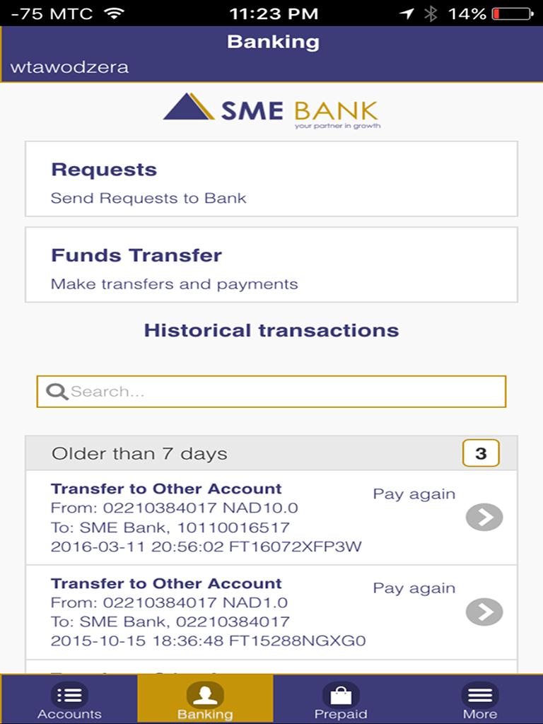 SME Bank Mobile
